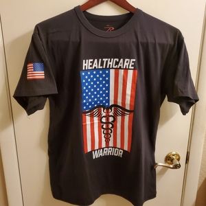 NWT. HEALTHCARE WARRIOR T-SHIRT.  Made by Rothco U.S.A.  Size Large Men's.